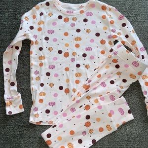 Gap pumpkin girl pjs size 8
